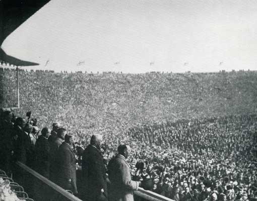 1923年FA Cup決勝プログラム(レプリカ)ウェンブリー最初の試合 1923年